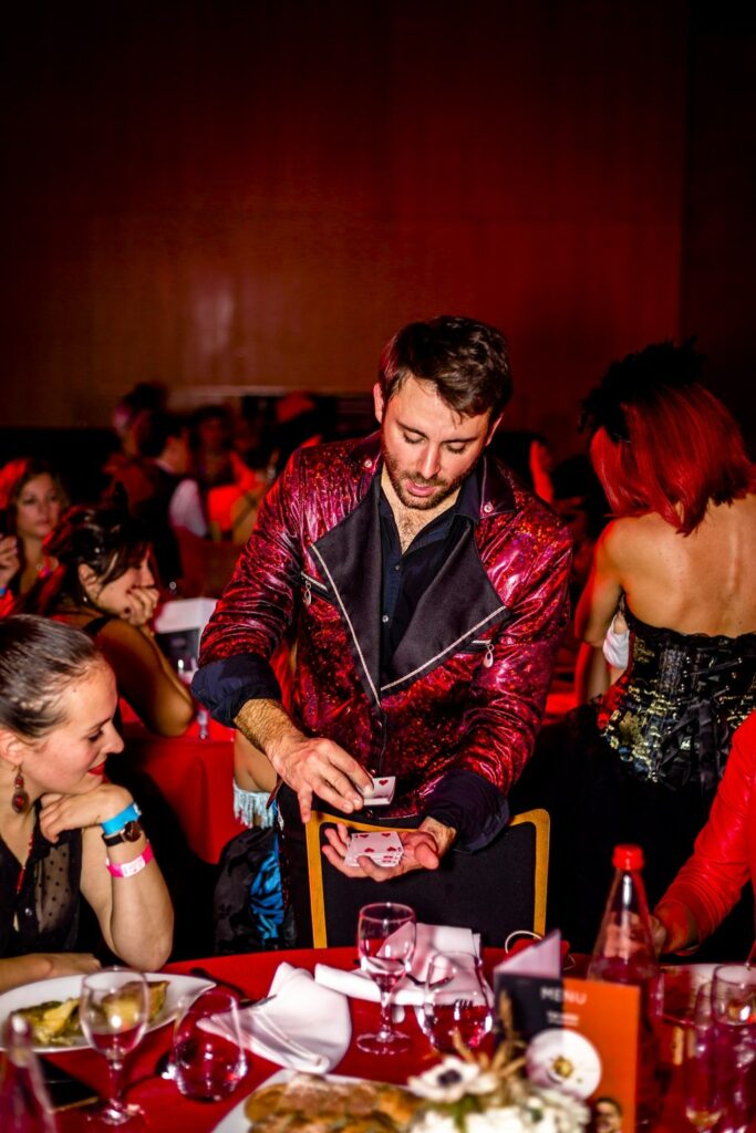 Magicien en prestation