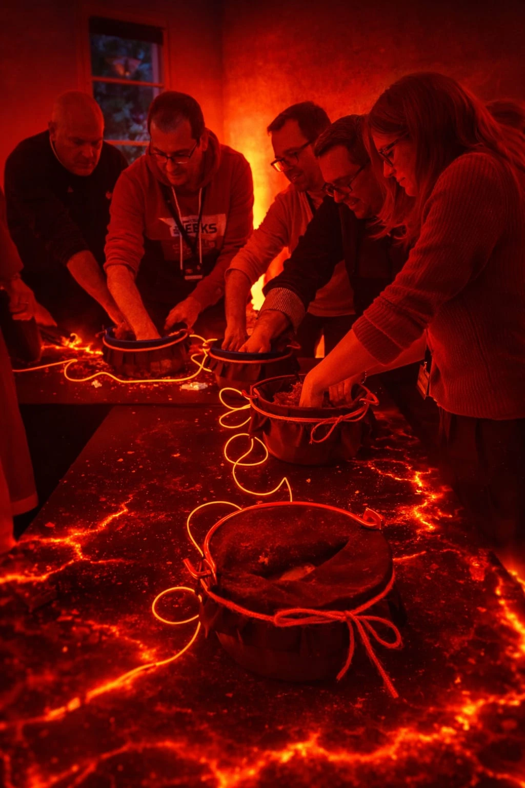 Défi sensoriel dans le feu