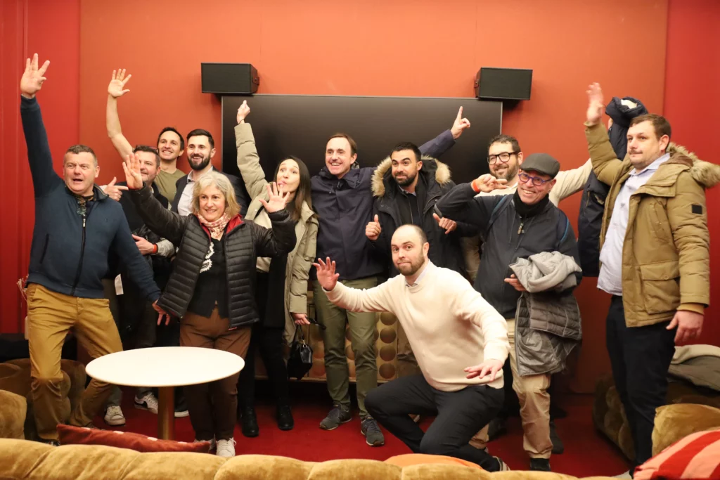 Participants à un blind test