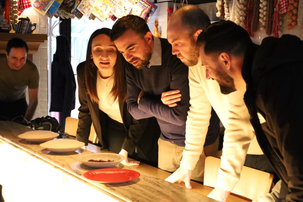 Dégustation d'insectes