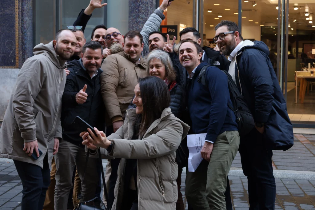 selfie dans la rue