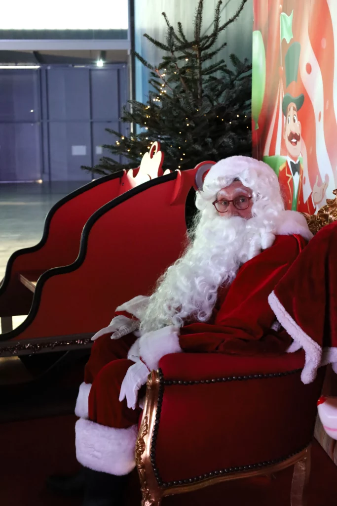 Photo avec le Père Noël