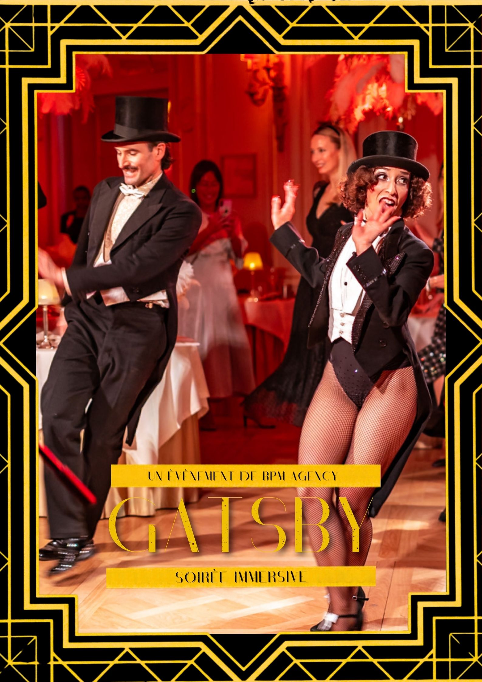 Affiche Gatsby soirée